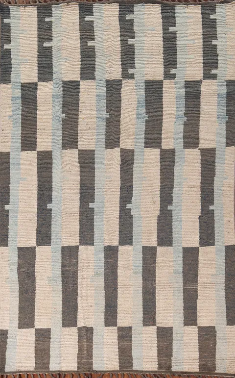 Handmade Wool Moroccan Modern Area Rug 6x10