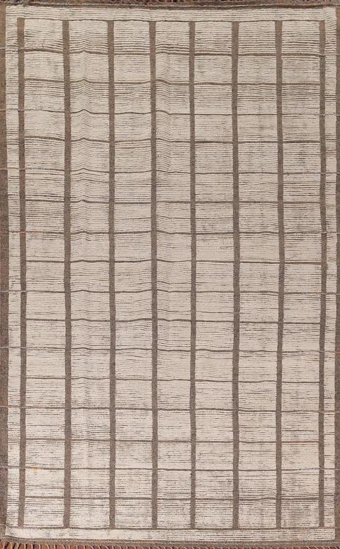All-Over Checkered Moroccan Oriental Area Rug 8x12