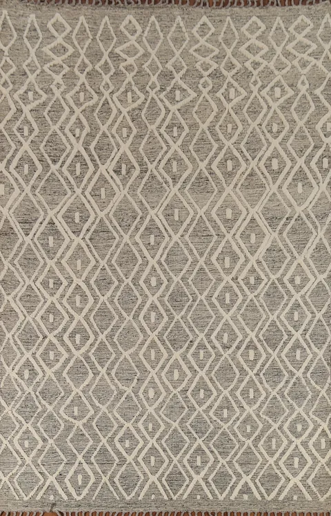 All-Over Trellis Moroccan Oriental Area Rug 7x10