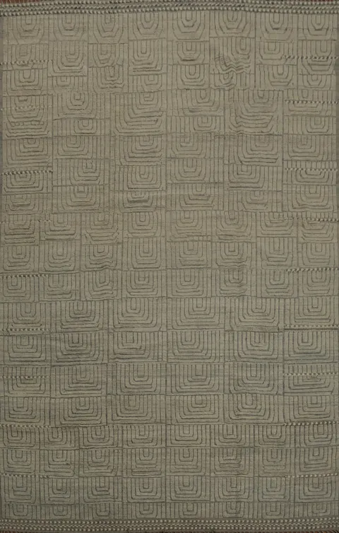 Elegant Geometric Moroccan Large Rug 12x16 for Modern Interiors