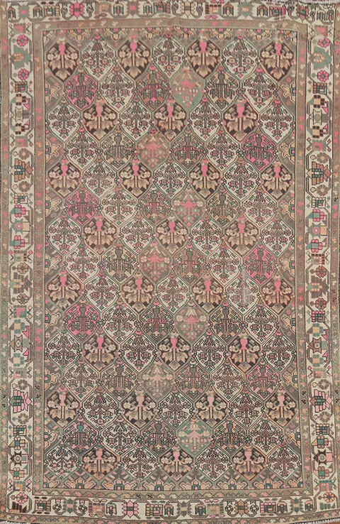Garden Design Bakhtiari Persian Area Rug 7x10