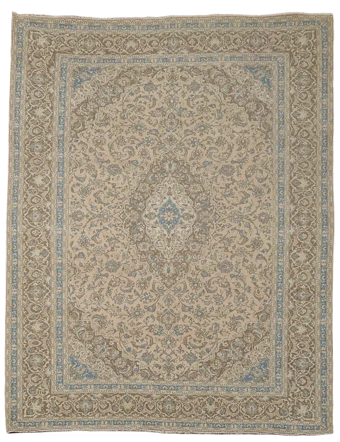 Traditional Wool Mashad Persian Area Rug 10x13