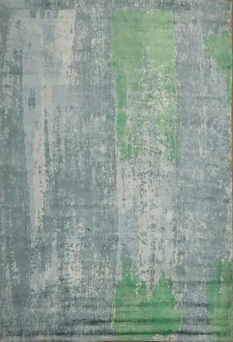 Handmade Wool Abstract Oriental Area Rug 6x9