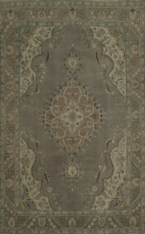 Vintage Elegance Tabriz Persian Area Rug 7x10 with Timeless Appeal