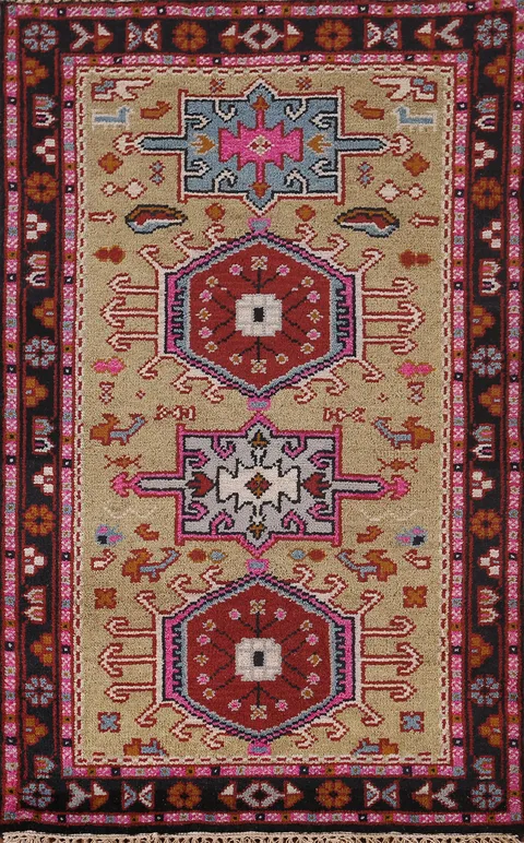 Handmade Wool Khotan Oriental Rug 3x5