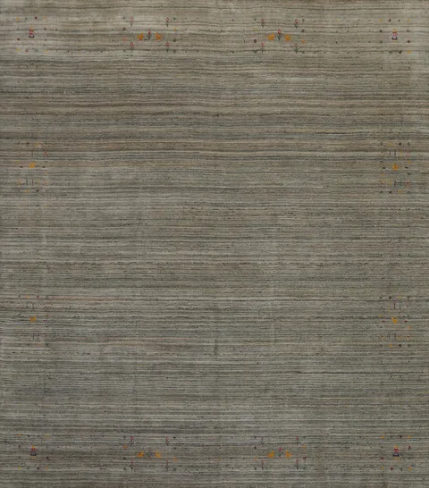 Handmade Indian Gabbeh Square Area Rug 10x10