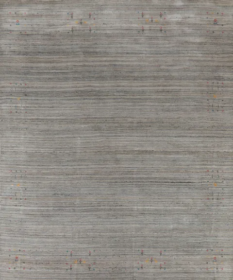 Wool Gabbeh Indian Square Area Rug 10x10