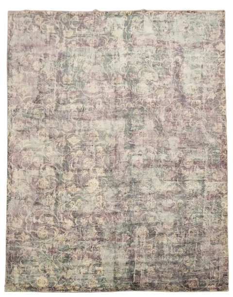 All-Over Handmade Abstract Modern Large Rug 12x15