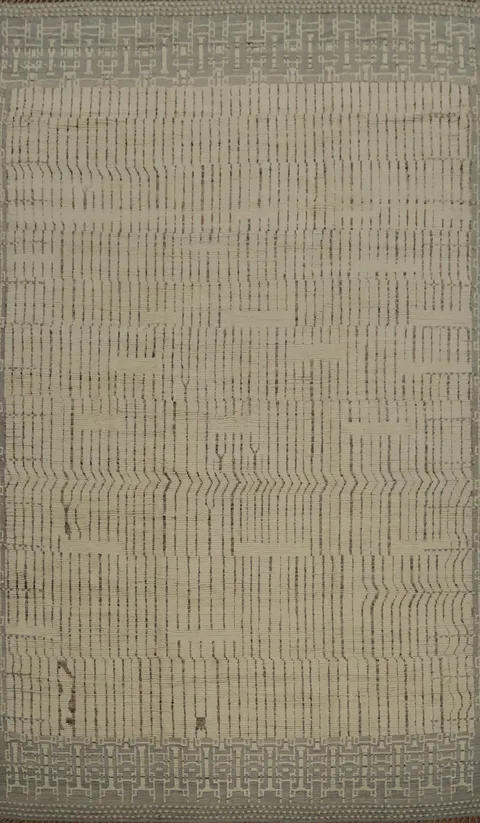 Chic Geometric Moroccan Large Rug 12x19 for Modern Home Interiors