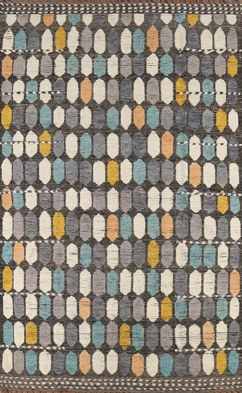 All-Over Geometric Moroccan Contemporary Area Rug 6x10