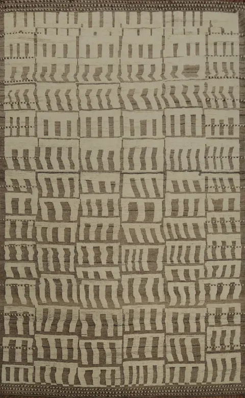 Elegant Geometric Moroccan Large Rug 12x16 for Chic Living Spaces