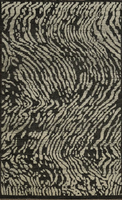 Handmade Wool Moroccan Abstract Area Rug 9x13
