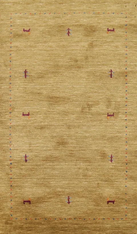 Animals Tribal Gabbeh Indian Accent Rug 3x5
