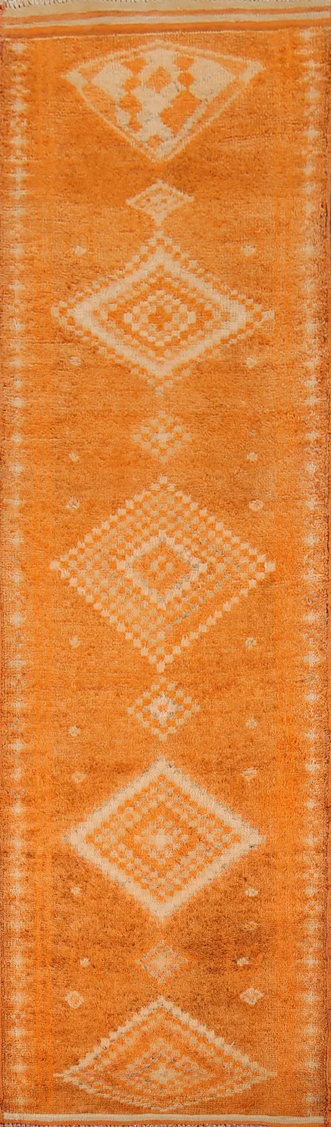 Handmade Wool Anatolian Oriental Runner Rug 3x13