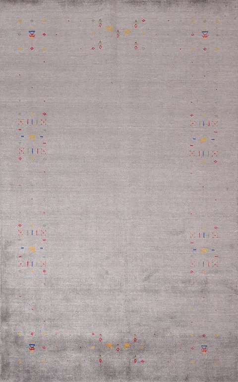 Handmade Wool Gabbeh Indian Area Rug 5x8