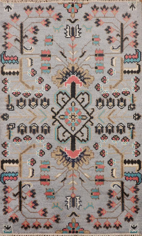 Handmade Wool Ziegler Oriental Rug 3x5