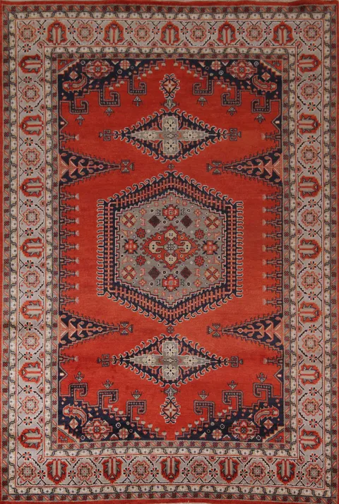 Handmade Wool Viss Oriental Area Rug 9x12