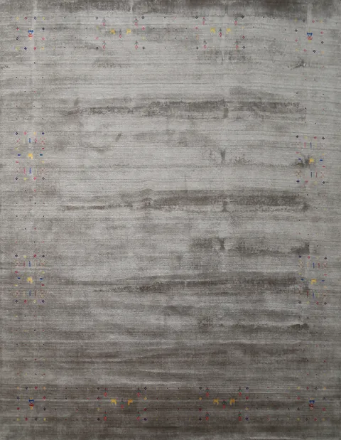 Handmade Wool Gabbeh Oriental Area Rug 8x9