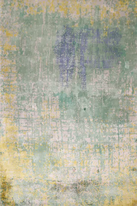 Contemporary Wool Abstract Indian Rug 4x6