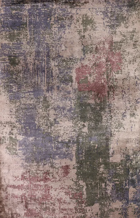 Contemporary Wool Abstract Modern Area Rug 7x10