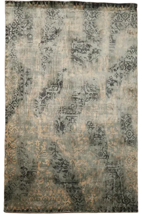 Contemporary Wool Abstract Modern Area Rug 7x10