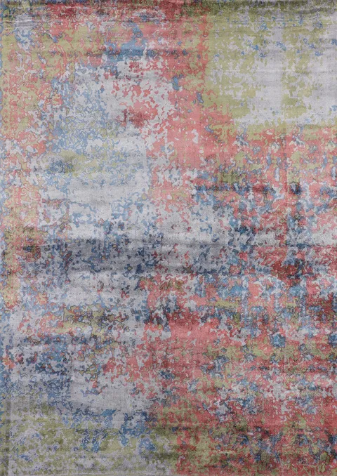 Contemporary Wool Abstract Area Rug 6x8