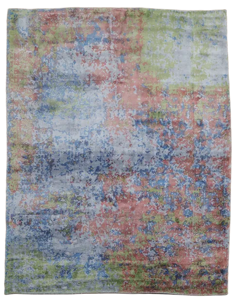 Contemporary Wool Abstract Area Rug 6x8
