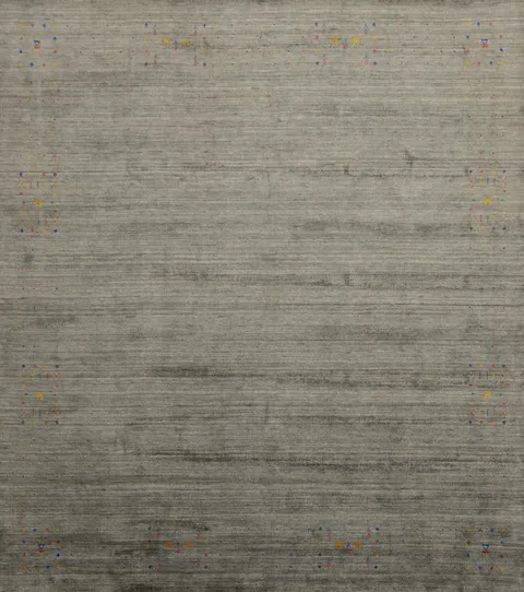 Premium Quality Gabbeh Area Rug 10x10 with Subtle Artistic Details