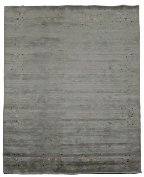 Sophisticated Gabbeh Area Rug 8x10 Enhanced by Colorful Details