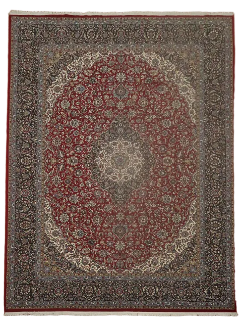 Traditional Kashan Turkish Area Rug 10x13