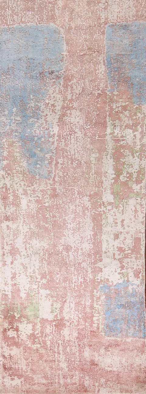 All-Over Abstract Indian Runner Rug 3x10