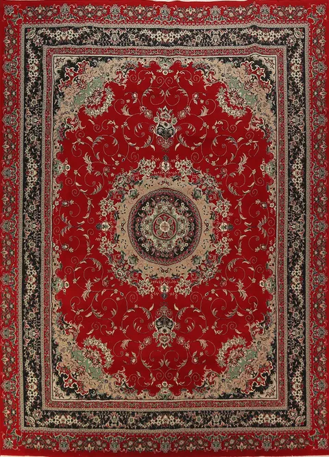 Medallion Floral Aubusson Turkish Area Rug 10x13
