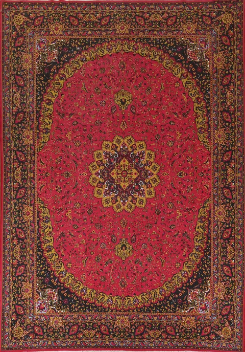 Medallion Kashan Turkish Living Room Area Rug 10x13