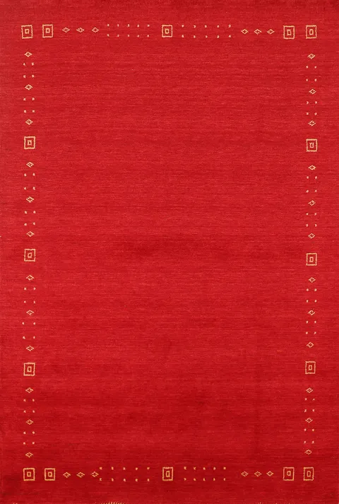 Tribal Wool Gabbeh Indian Area Rug 6x8