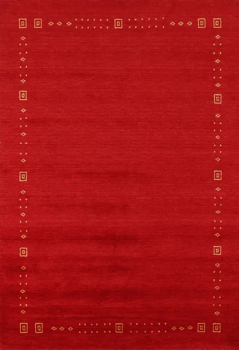 Handmade Red Gabbeh Oriental Area Rug 6x8