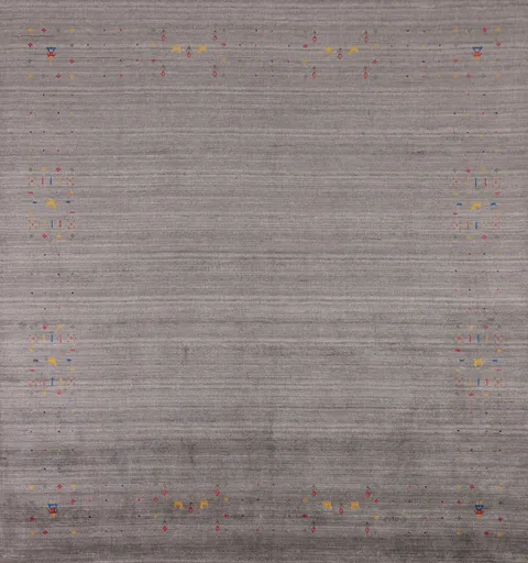 Handmade Wool Gabbeh Oriental Square Rug 8x8