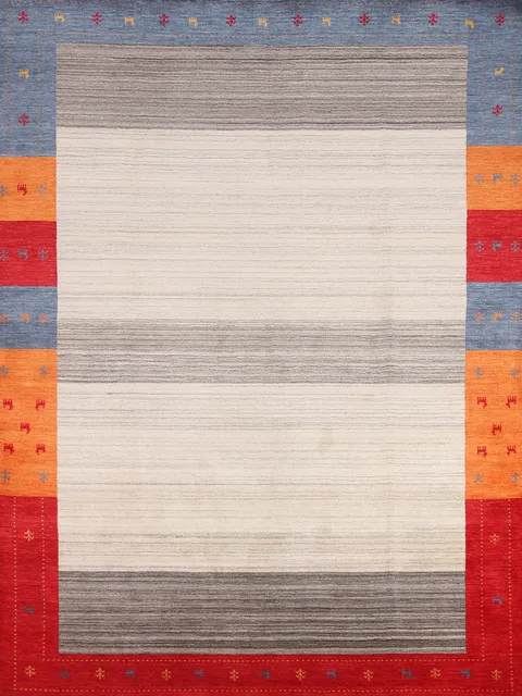 Handmade Wool Gabbeh Indian Area Rug 8x10