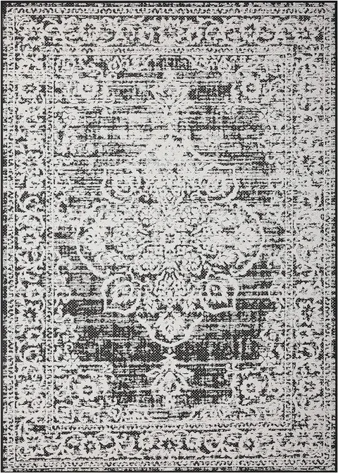 Modern Vintage Look Area Rug