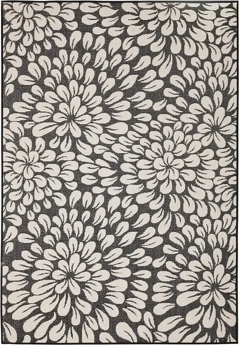 Modern Bohemian Floral Area Rug