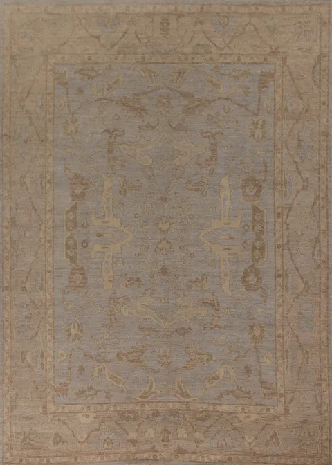 Vegetable Dye Oushak Living Room Area Rug 8x10