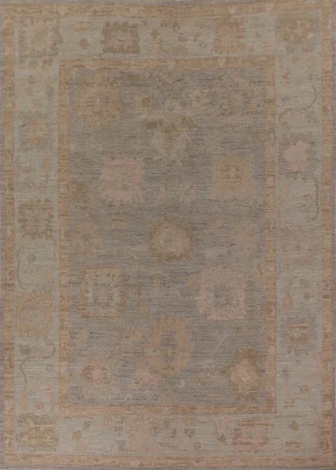Handmade Oushak Vegetable Dye Area Rug 8x10