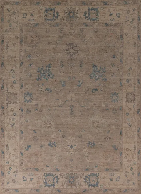 Vegetable Dye Oushak Living Room Area Rug 8x10