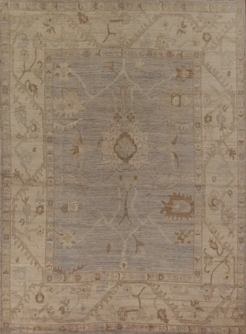 Handmade Oushak Vegetable Dye Area Rug 8x10