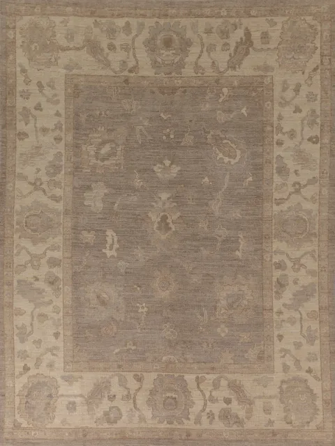 All-Over Vegetable Dye Oushak Living Room Area Rug 8x10