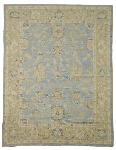 Classic Area Rug with Intricate Patterns in Soft Hues 8x10