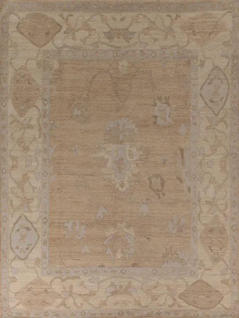 Vegetable Dye Oushak Turkish Area Rug 8x10