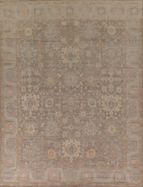 Vegetable Dye Oushak Oriental Area Rug 8x10