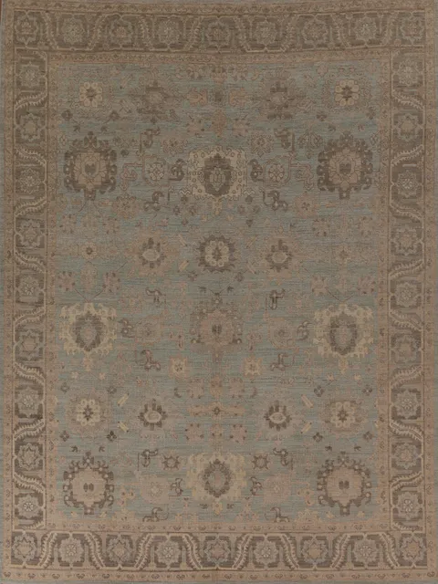 Vegetable Dye Oushak Living Room Area Rug 8x10