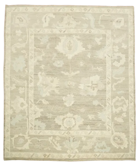 Vegetable Dye Oushak Turkish Area Rug 8x10
