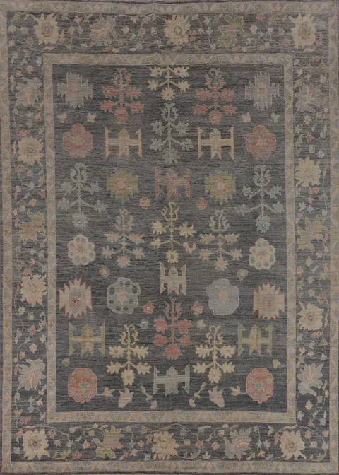 Vegetable Dye Oushak Oriental Area Rug 8x10